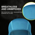 thumbnail image 3 of pitrice Outdoor Riding Hooded Headgear Drying Elastic Headscarf Multifunction Breathable Dust Mask Face Cover lake blue 1Set, 3 of 6