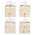 thumbnail image 2 of Balery Pita Tortilla Porta Pañuelos de Cuero con Estampado – Funda Moderna Cuadrada para Caja de Pañuelos, Dispensador 5x5x5'', 2 of 7