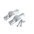 thumbnail image 1 of Mr.Garden Rail Boulevard Clamp 1-5/8 x 1-5/8,Zinc Coated,Without Burr,Bagged, 1 of 2