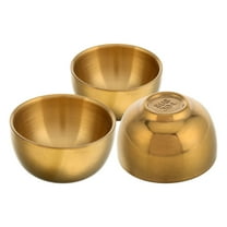 Masteelf 3PCS Stainless Steel Wine Tumbler Set Insulated Metal Drinking Glasses Heat Resistant and Shatterproof for Home Parties Cold and Hot Drinks