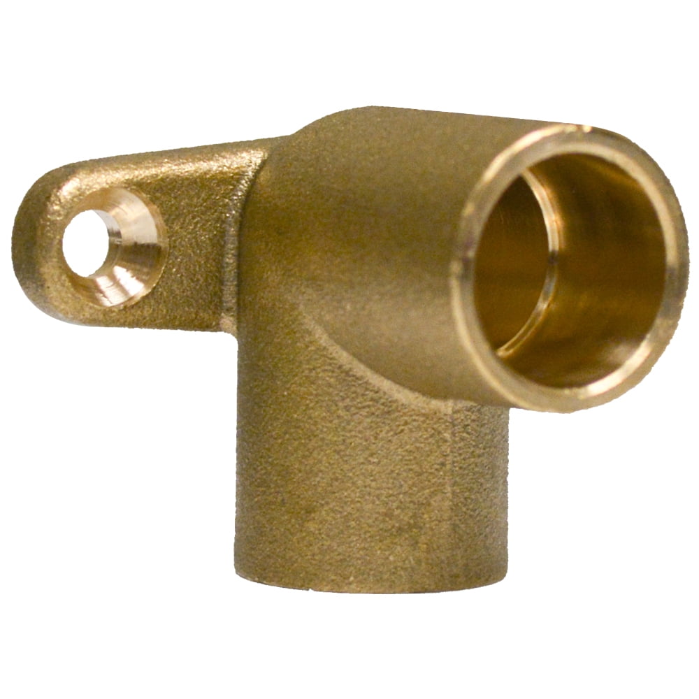 1/2" FSWT x 1/2" FSWT 90 Degree Cast Brass Drop Ear Elbow ,PartNo