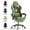 LW20-Green, variant on Luxvie Velvet Fabric Gaming Chair with Footrest High Back Reclining Ergonomic Computer Gamer Chair with Headrest and Massage Racing Style PC Video Game Chair Suitable for Adults, Gray