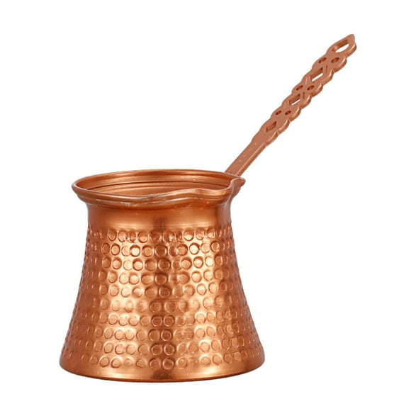 yuksok Turkish Coffee Pot, Greek Coffee Maker Pot, Hammered Copper Coffee Cezve, Copper Pot, Stove Top Coffee Maker, Large 330ml Capacity
