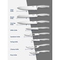 thumbnail image 4 of Knife Set 17 Pieces Stainless Steel Hollow Handle Cutlery Block Set, 4 of 7