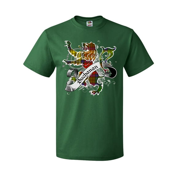Inktastic Buchanan Tartan Lion T-Shirt