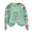 Green, variant on Women's Tree Themed Printed Pullover Top With Shoulder Sleeve Hoodie Baggy Sweatshirt