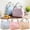 Pink,Yellow,Blue, variant on Clearance Under $1.19 Insulated Picnic Lunch Tote with Canvas Carry Handle for Work Travel and Outdoors