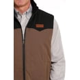 thumbnail image 4 of Cinch Men's Brown Quilted Reversible Vest MWV1576003, 4 of 4