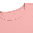 thumbnail image 6 of fatyb Girls Ribbed Knit Tops Crew Neck Short Sleeve T Shirts Casual Lightweight Kids Summer Basic Tees, 6 of 8