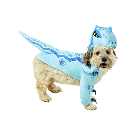 Blue Velociraptor Pet Costume