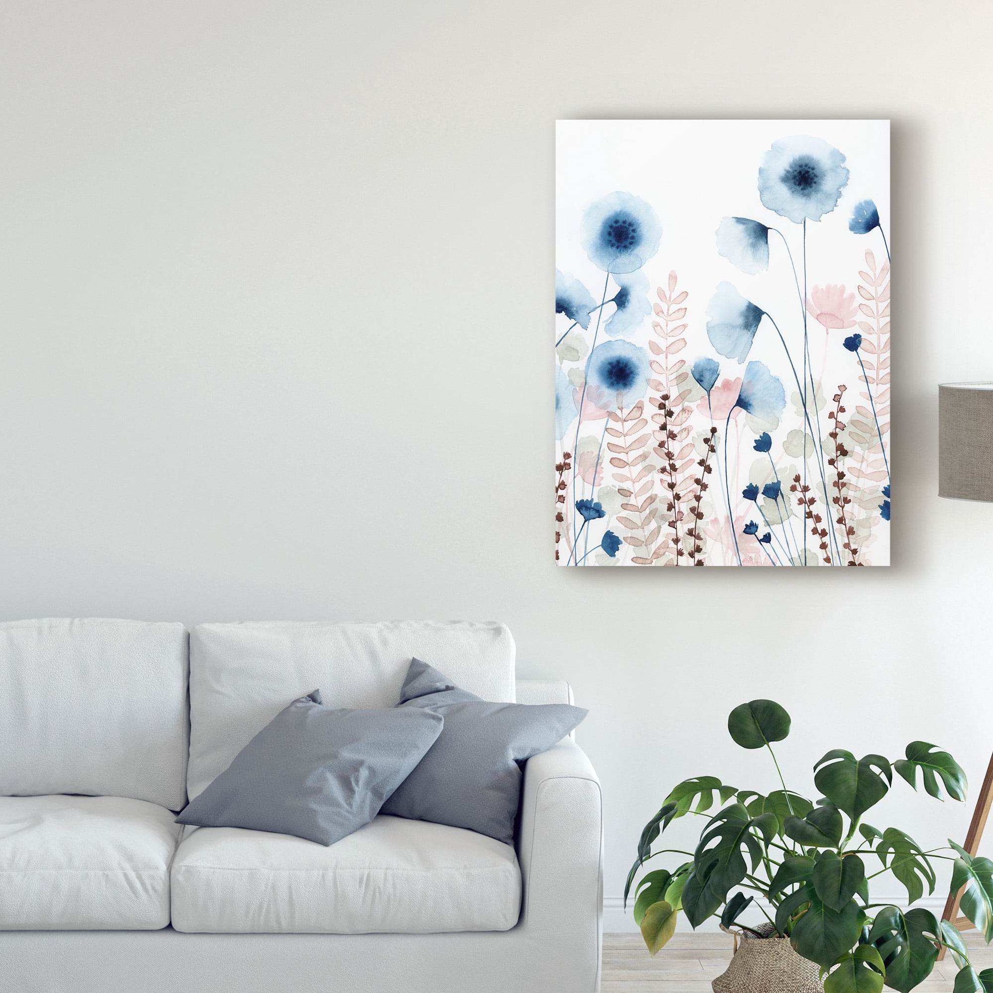 Trademark Fine Art 'Sweet Flower Field I' Canvas Art by Grace Popp