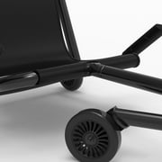 EzyRoller: Classic - Black Magic - Ride-On Scooter, Cambering Motion, Pedal Free Cart, Hand Brakes, Extendable Frame, 154lb Capacity, Kids-Teens 4+