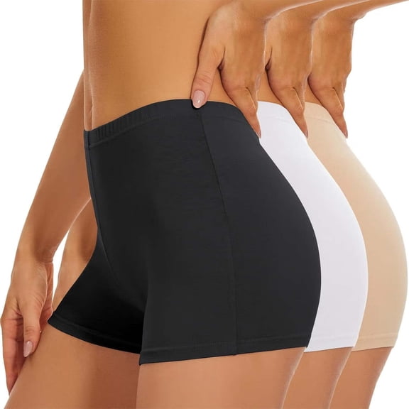 Boyshort Underwear for Women Seamless Cotton Boxer Shorts Anti Chafing Soft Ladies BoyShorts Panties