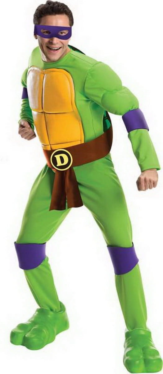 Teenage Mutant Ninja Turtles Deluxe Donatello Adult Costume Standard ...