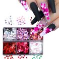 thumbnail image 1 of Navidad Nail Art Lentejuelas Invierno Navidad Hoja De Arce Copos De Nieve Nails Art Glitter Lentejuelas Para Diy Nail Art Holographic Glitter Sequins Eigraketly CE007886-05, 1 of 6