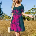 thumbnail image 3 of Neon pink bouquet Sleeveless Dress wedding guest dress 2024 evening dresses luxury 2024, 3 of 7