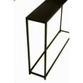 thumbnail image 3 of Pangea Home Miley 38" Rectangular Modern Metal Console Table in Black, 3 of 6