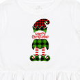 thumbnail image 4 of Inktastic Merry Christmas Elf in Red and Green Plaid Girls Toddler Dress, 4 of 5