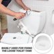 thumbnail image 4 of 1 conjunto de pernos de asiento de inodoro Reemplazo de asiento de asiento de baños accesorios para el tanque del baño del baño, 4 of 6