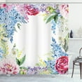 thumbnail image 1 of Ambesonne Flowers Shower Curtain, Lilac Spring Lavenders, 69"Wx84"L, Multicolor, 1 of 3