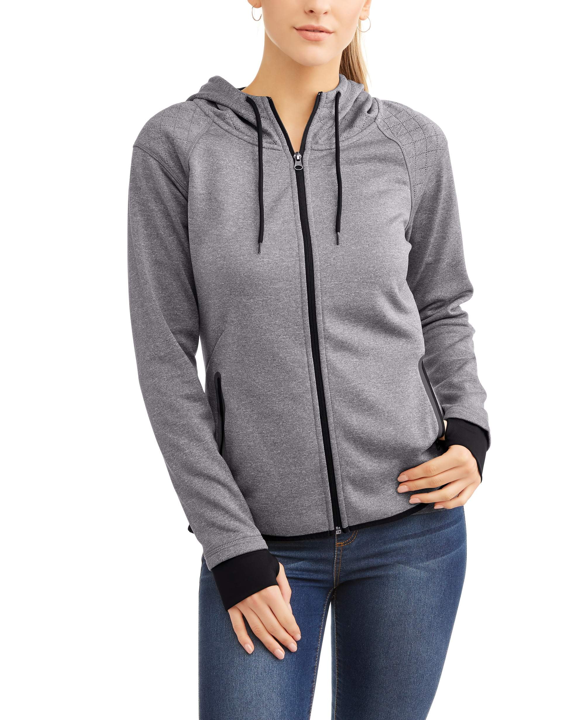 Avia Womens Core Active Ascent Full Zip Performance Jacket Walmart