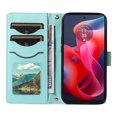 thumbnail image 3 of Motorola MOTO E14 Phone Case , Wallet Flip Cover Adjustable Crossbody Lanyard Magnetic Card Slots, 3 of 5
