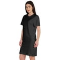 thumbnail image 2 of Inkmeso Womens Plain Shift Dress Short Sleeve Regular Fit Cotton Jersey Tshirt Dress, 2 of 7