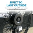 thumbnail image 3 of Newair 20" High Velocity Outdoor Fan, Heavy Duty Waterproof 2-in-1 Floor Stand or Wall Mount Fan, Adjustable Tilt and 3 Speeds up to 4650 CFM, 3 of 15
