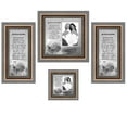 thumbnail image 6 of Picture Frame Set, 4 Piece Customizable Gallery Multi pack, 1-8x8, 1-4x4, 2-4x10, for Tabletop or Wall Display, 6 of 6