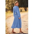 thumbnail image 2 of Vestido PRETTYGARDEN 2025 Midi Swiss Dot Línea A XL Azul Claro, 2 of 8
