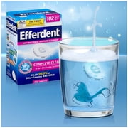 Efferdent Anti-Bacterial Denture Cleanser Tablets, 102 ct, 6 Pack