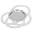 thumbnail image 1 of Miangastore 1 Set Coffee Pot Gasket Silicone Rings Stainless Steel Filter Coffee Pot Parts (6 Cup Size), 1 of 8