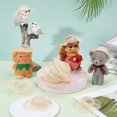 thumbnail image 5 of 12 Pcs Mini Imitation Straw Knitting Hats 3.85 inch Miniature Hats for DIY Dollhouse DIY Craft Bisque Color Tiny Size Raffia Grass Hat for DIY DIY Puppet Plush Animal Making, 5 of 6
