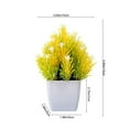 thumbnail image 3 of DefiDgd Colorful Mini Faux Potted Plants with Small Vase Home Decoration,Fake Greenery UV Resistant for Office Bathroom Desk Table and Balcony Farmhouse Indoor Decor(Yellow), 3 of 6