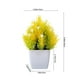thumbnail image 3 of Artificial Silk Flower Arrangement in Weighted Pot for Home Office Decor - 1 Piece, 3 of 6