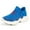 sneakers 165#Blue, variant on WAYUTE Girls Sneakers Flat Thick Bottom Lightweight Non Slip Lace Up Hook Loop Mesh Upper Breathable Walking Shoes Casual Daily Wear