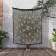 thumbnail image 3 of Dandelion Flower, Woven Blanket, 3 of 4
