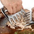 thumbnail image 2 of Barbacoa con garras de oso dentadas de acero inoxidable. Ideal para cortar y desgarrar carne, aves o manipular alimentos calientes a granel. JAMW Sencillez, 2 of 3
