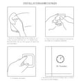 thumbnail image 2 of Toallero autoadhesivo de fácil instalación que ahorra espacio para baños, toallero de pared de diseño moderno resistente al agua, sin perforaciones, acero inoxidable SUS304 duradero, 2 of 5