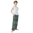 thumbnail image 4 of FORMRS Kids Pajama Pants with Pockets Size 9-10Y Boys Lounge Sleep Bottoms, Floral Forest Scene, 4 of 8