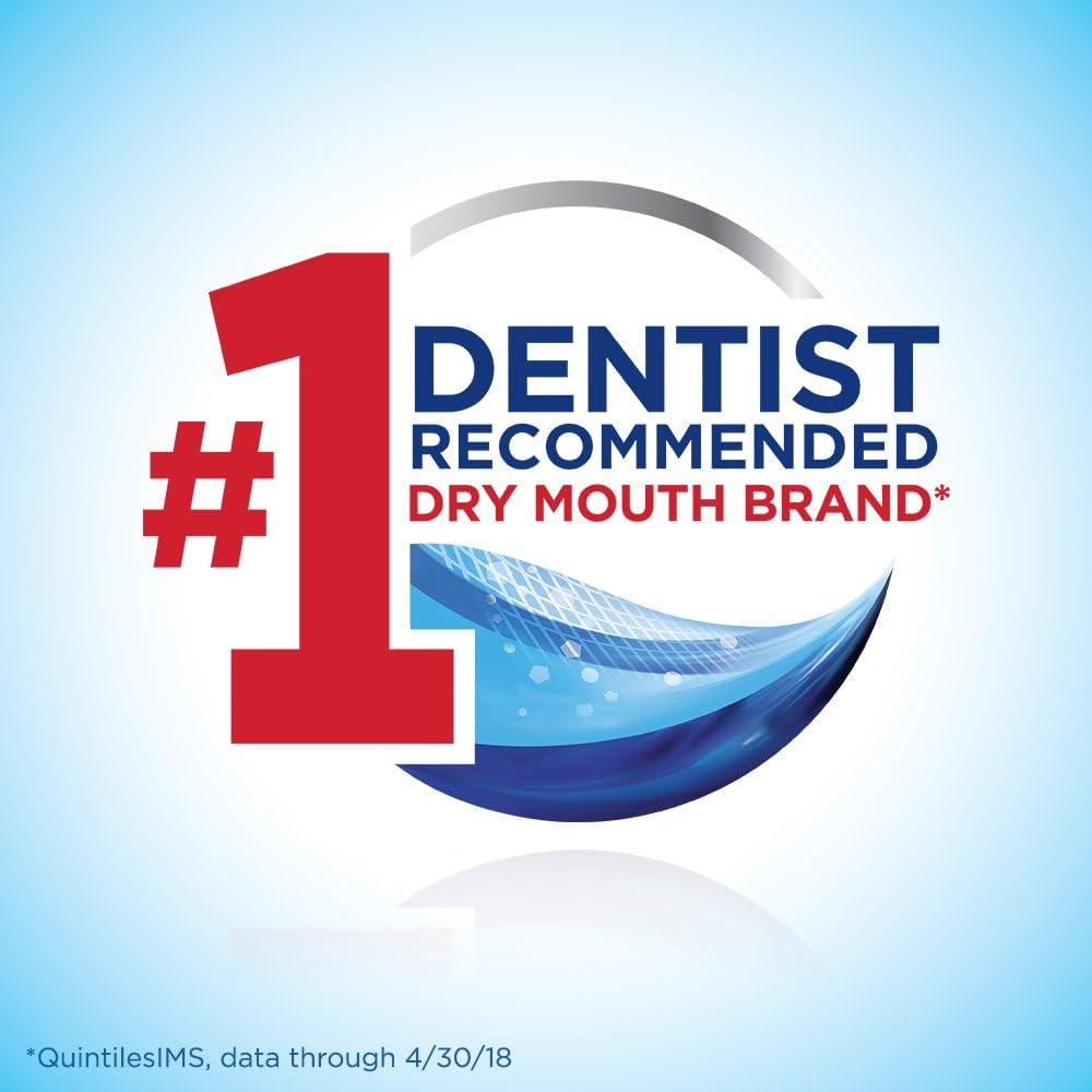 biotene Moisturizing Mouth Spray Gentle Mint, 1.5 FL OZ (Pack of 4)