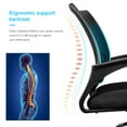 thumbnail image 3 of SUGIFT Office Chair Ergonomic Mesh Computer Chair with Wheels and Arms and Lumbar Support Adjustable Height Study Chair for Students Teens Men Women for Dorm Home Office,Black, 3 of 8
