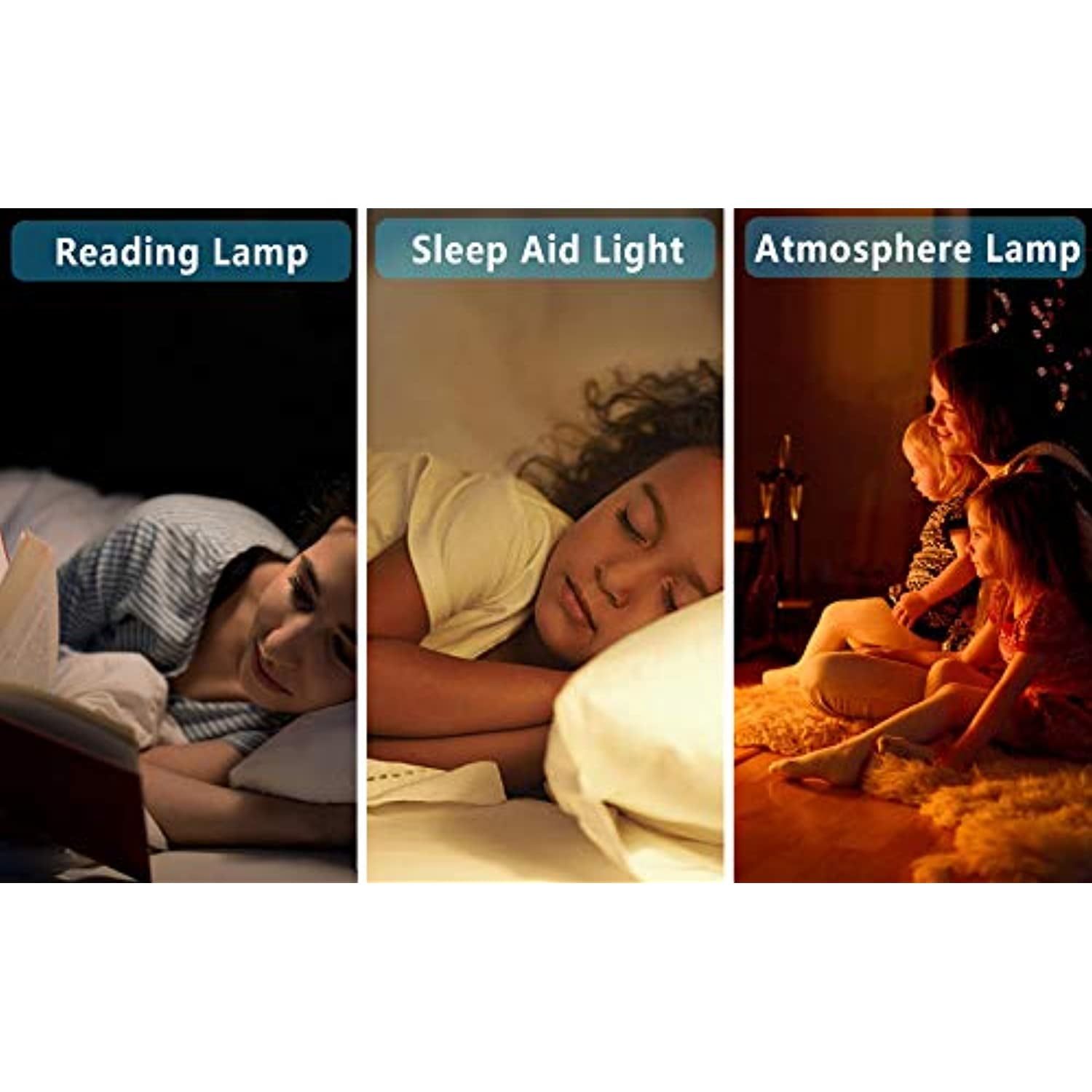 Wake Up Light Sunrise Alarm Clock for Kids, Heavy Sleepers, Bedroom, Full  Screen Light with Sunrise Simulation, Fall Asleep Aid, Dual Alarms, FM
