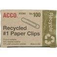 thumbnail image 4 of Acco Recycled Paper Clips - No. 1 - 1.3" Length - 10 Sheet Capacity - Durable, Reusable - 1000 / Pack - Silver - Metal, 4 of 5