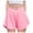 A34-Pink, variant on Girls Shorts Casual Floral Printed Short Pants Summer Ruffle Beach Shorts with Pockets(Hot Pink,13-14 Years)