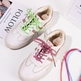 thumbnail image 4 of 1PC DIY Fashion Cross Braiding Strap Accessories Sneakers Laces Rhinestone ShoeLaces Diamond Shoe Laces Bright Strings WHITE 100CM, 4 of 8