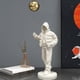 thumbnail image 4 of Originalidad globo niño figura estatua obra de arte decoración de aterrizaje blanco, 4 of 9