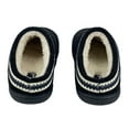 thumbnail image 3 of Clarks Indoor and Outdoor Black Slipper Cozy Wool Mule Slip-On Fur Lined Clogs (Black, 11), 3 of 5