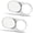 White-2 Pcs, variant on Universal Ultra-Thin Webcam Cover Slide [2-Pack], 0.023" Metal Camera Blocker for Macbook Pro, Laptop, iPad Pro, iPhone & PC, Anti-Peeping Privacy Protection