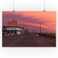 thumbnail image 3 of Rehoboth Beach, Delaware, Dolle's and Sunset (16x24 Giclee Gallery Art Print, Vivid Textured Wall Decor), 3 of 3